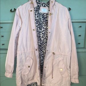 Blush and Cheetah Windbreaker
